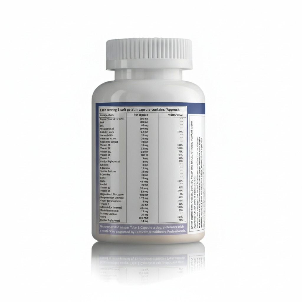 Atlantic Gold's Keratoglow - Hair growth formula for men and women -bottle composition