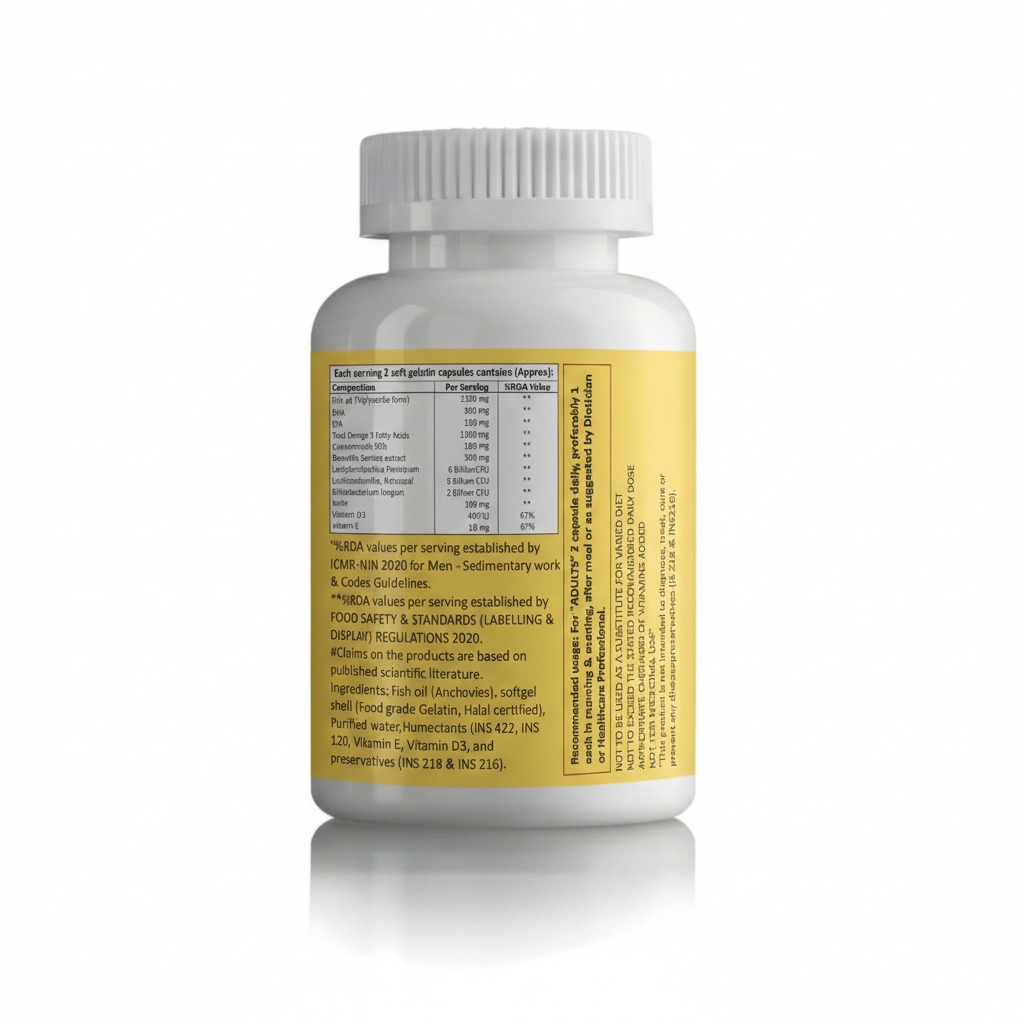 Atlantic Gold's RosydaysM+ for mobility & Joint pain 1st time in India bottle contents