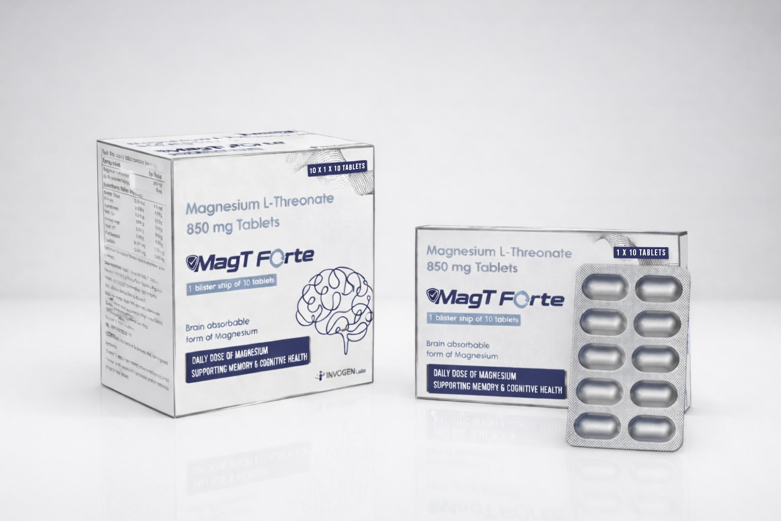 MagT Forte Magnesium L-threonate tablets box pack
